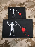 Edward Teach Pirate Flag 2020 Embroidered Morale Patch Set