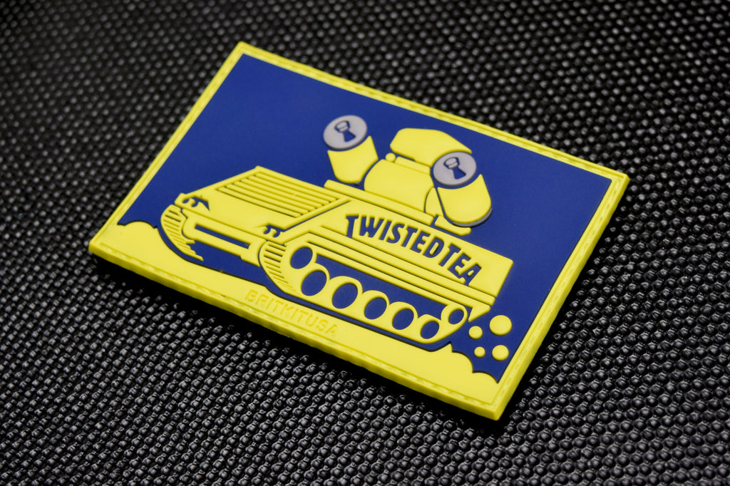 Twisted Tea Tank 3D PVC Morale Patch