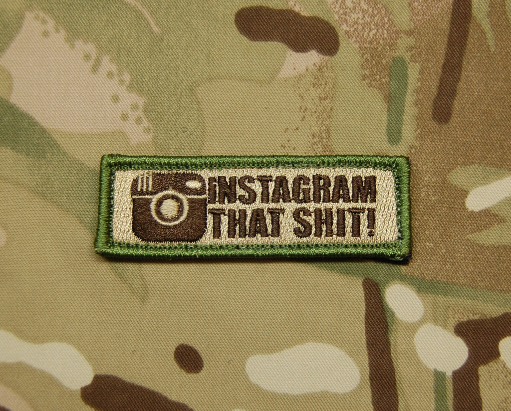 INSTAGRAM THAT SHIT Embroidered Morale Patch