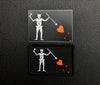 Blackbeard Pirate Flag Patch & Decal Set