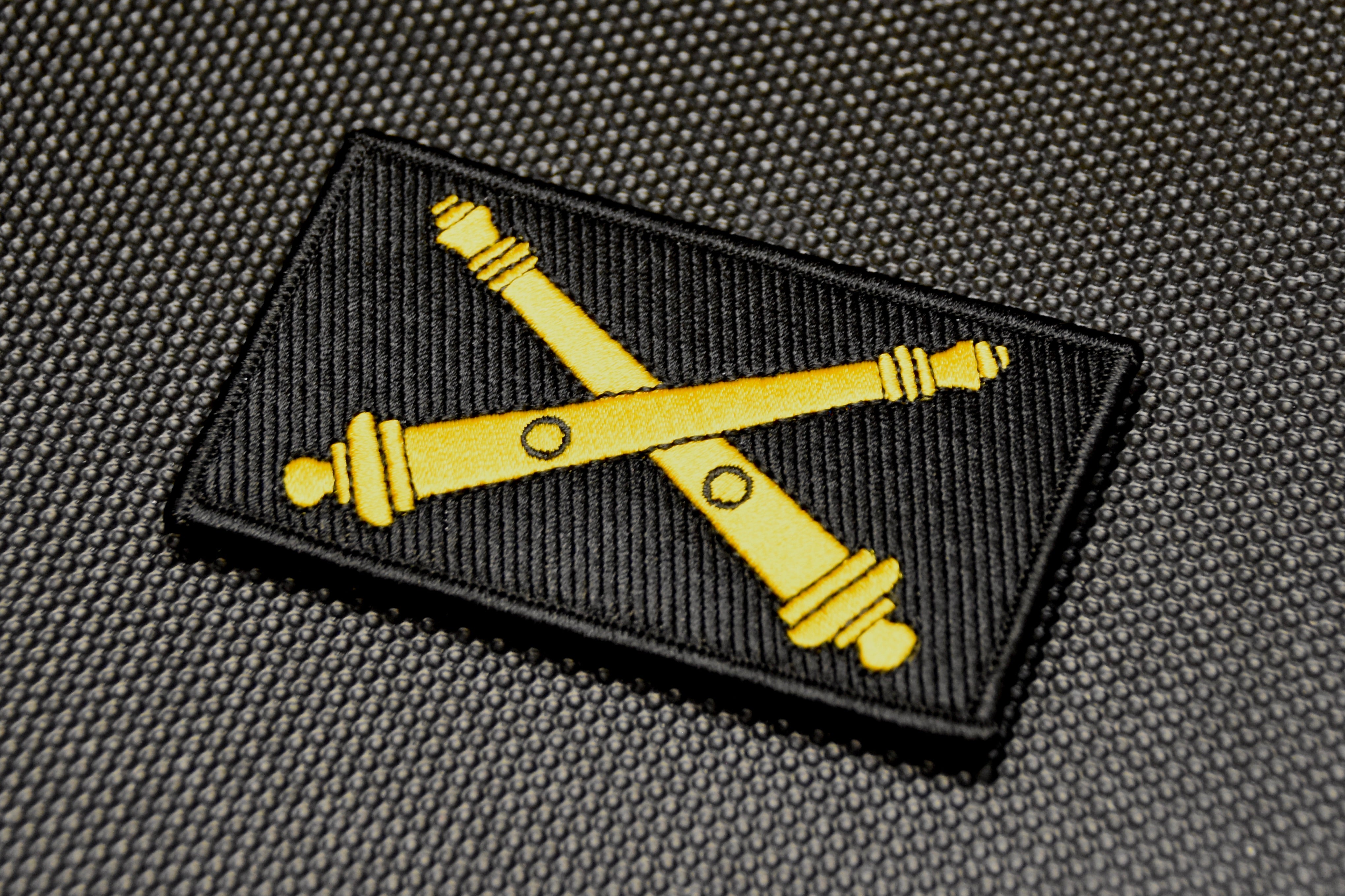 U.S. Army Artillery Branch Premium Embroidered Patch - Black – BritKitUSA