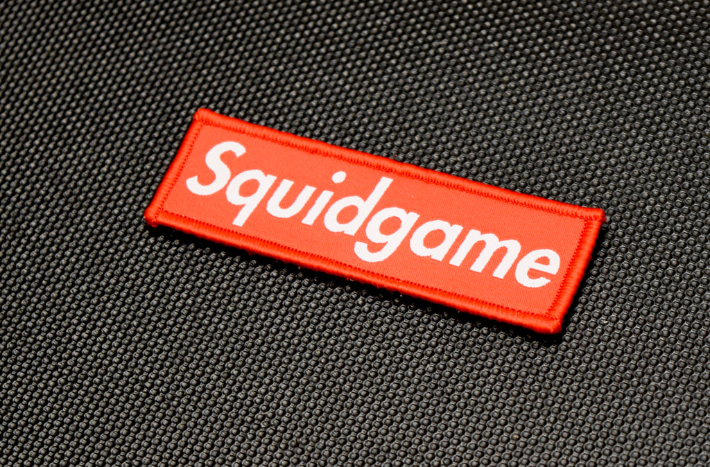 Squidgame Woven Morale Patch - Red