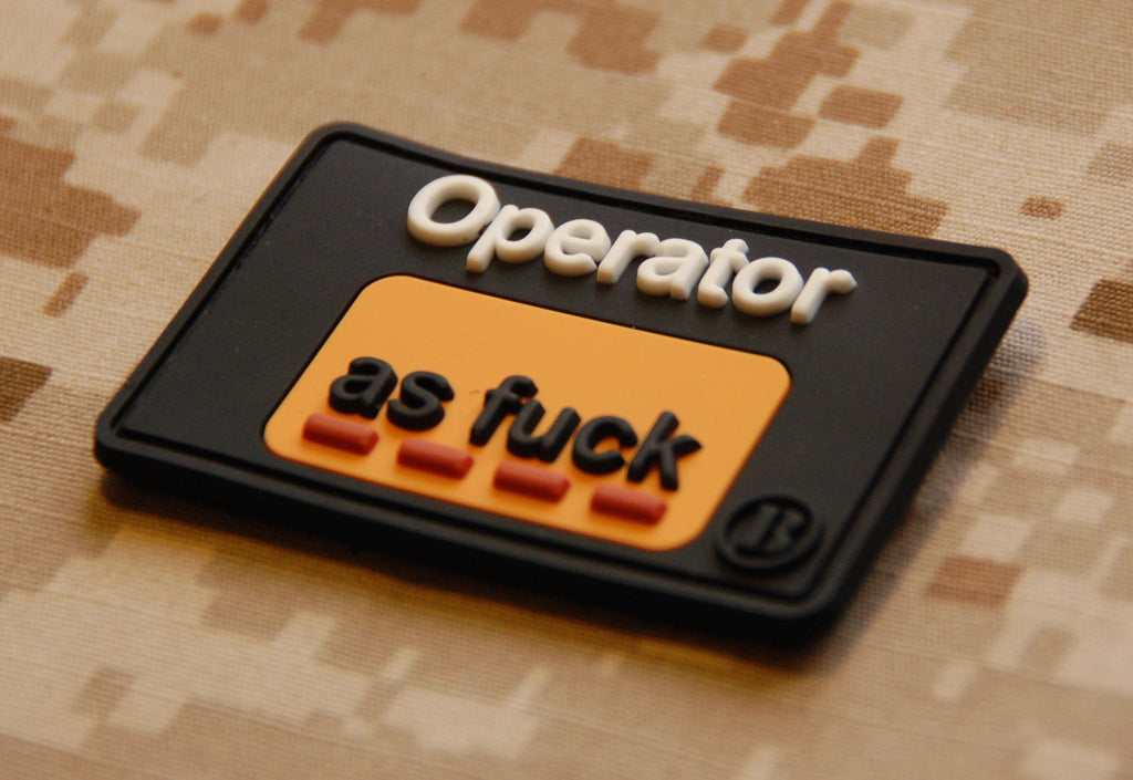 Operator As Fuck 3D PVC Morale Patch - Porn Hub Parody