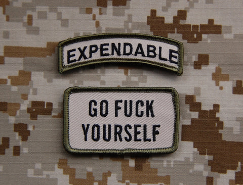 Crossed Sabres Premium Embroidered Morale Patch