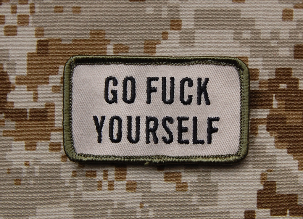 GO FUCK YOURSELF Morale Patch
