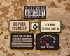 US F Bomb Morale Patch Package