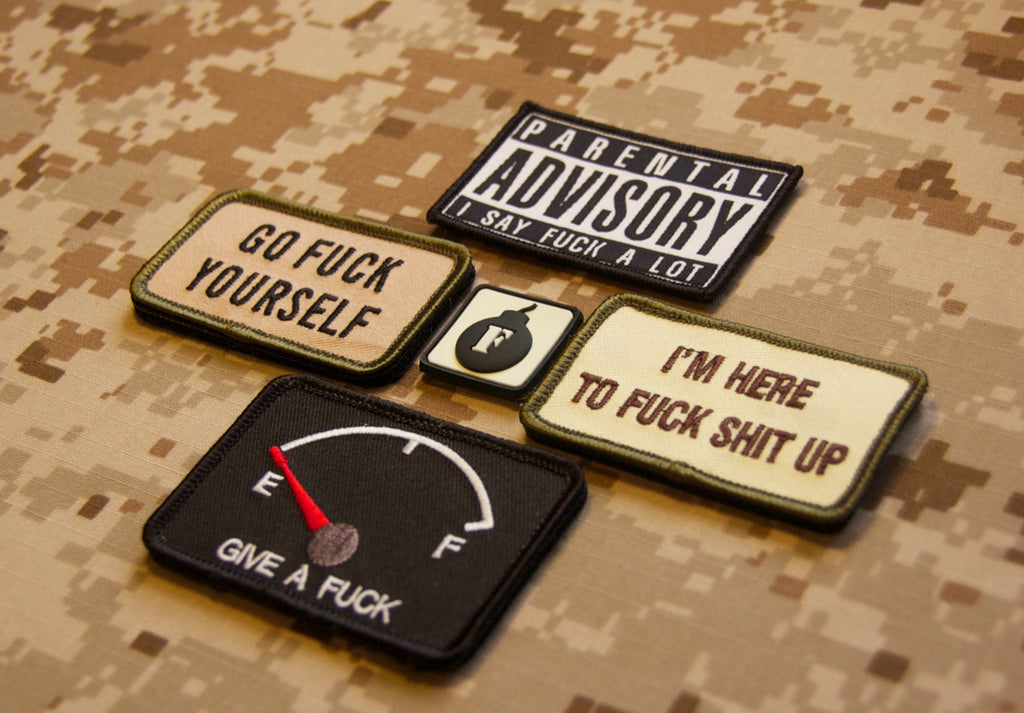 F Bomb Morale Patch Package