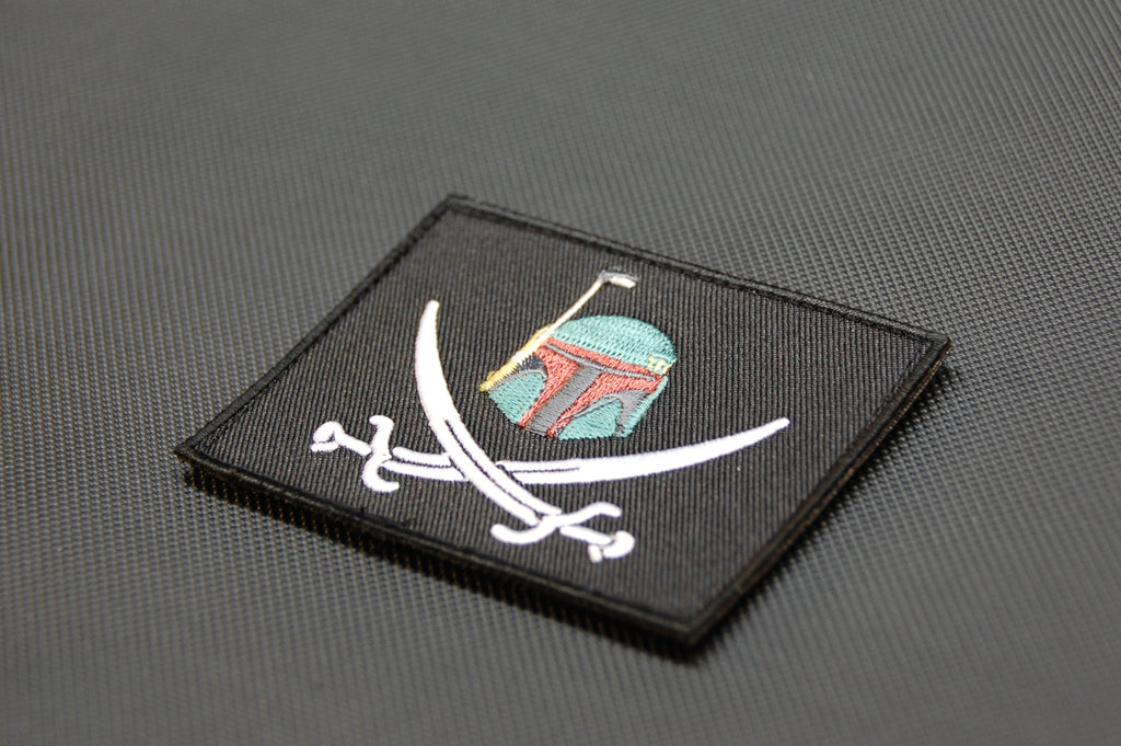 Boba Fett Calico Jack Embroidered Morale Patch – BritKitUSA