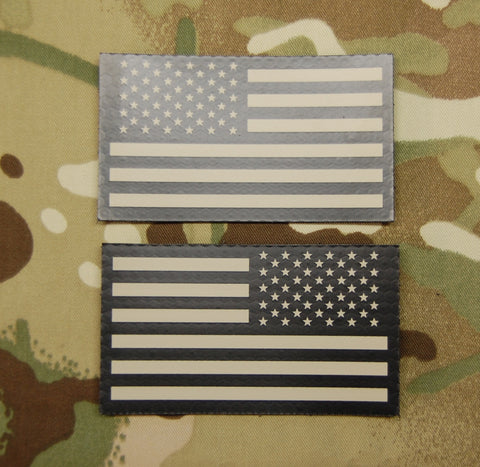 IR American Flag-Full Color Reversed with hook fastener