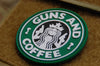 Guns and Coffee Velcro PVC Morale Patch