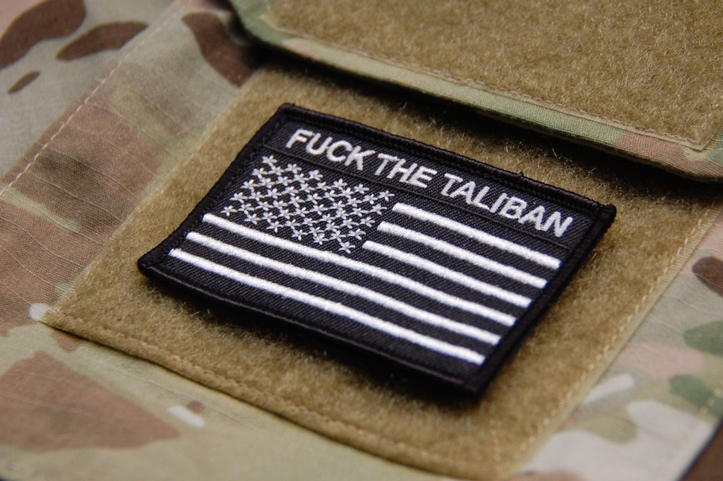 FUCK THE TALIBAN US Flag Morale Patch