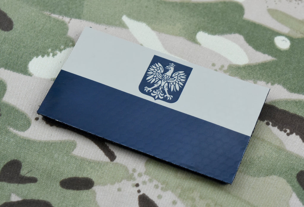 Infrared Poland Flag Patch Set