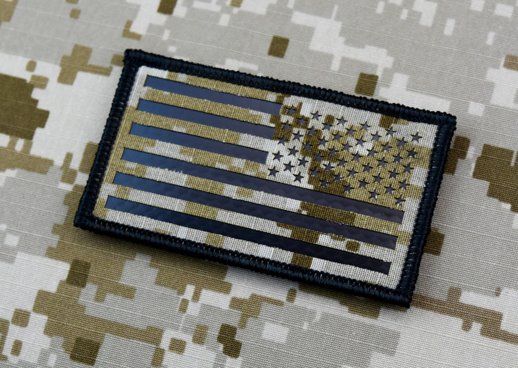 Infrared AOR1 Reverse US Flag Patch