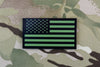 Infrared US Flag Patch - Green & Black