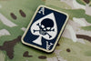 Death Dealer Embroidered Morale Patch: Black & Tan Version