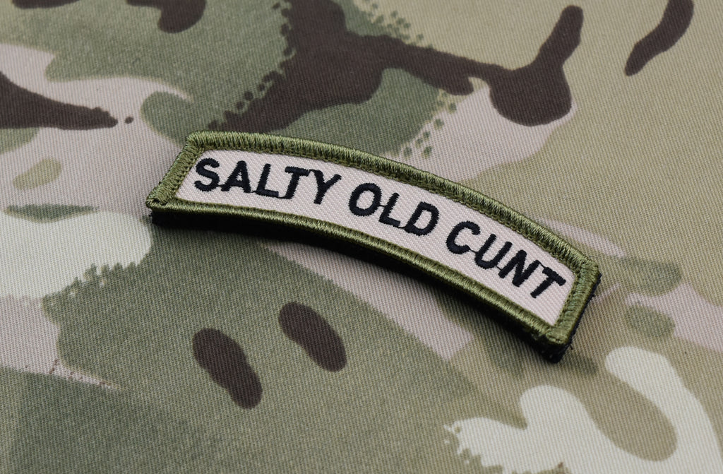 SALTY OLD CUNT Morale Patch Tab