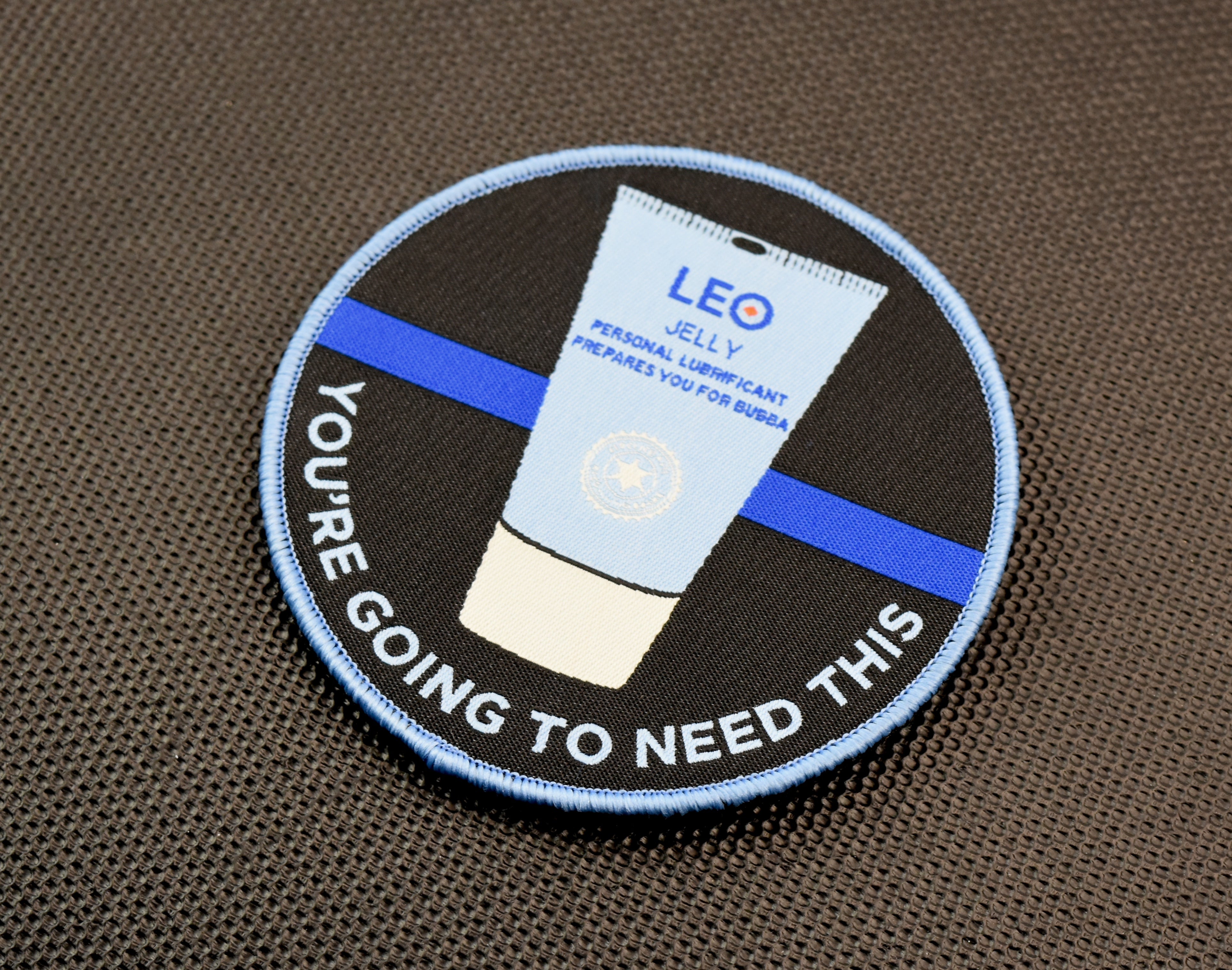 Law Enforcement Lube Woven Morale Patch BritKitUSA