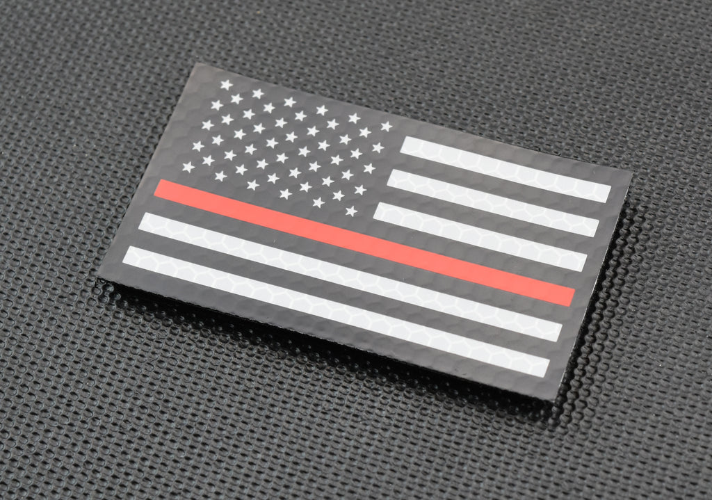 Infrared Thin Red Line US Flag Patch