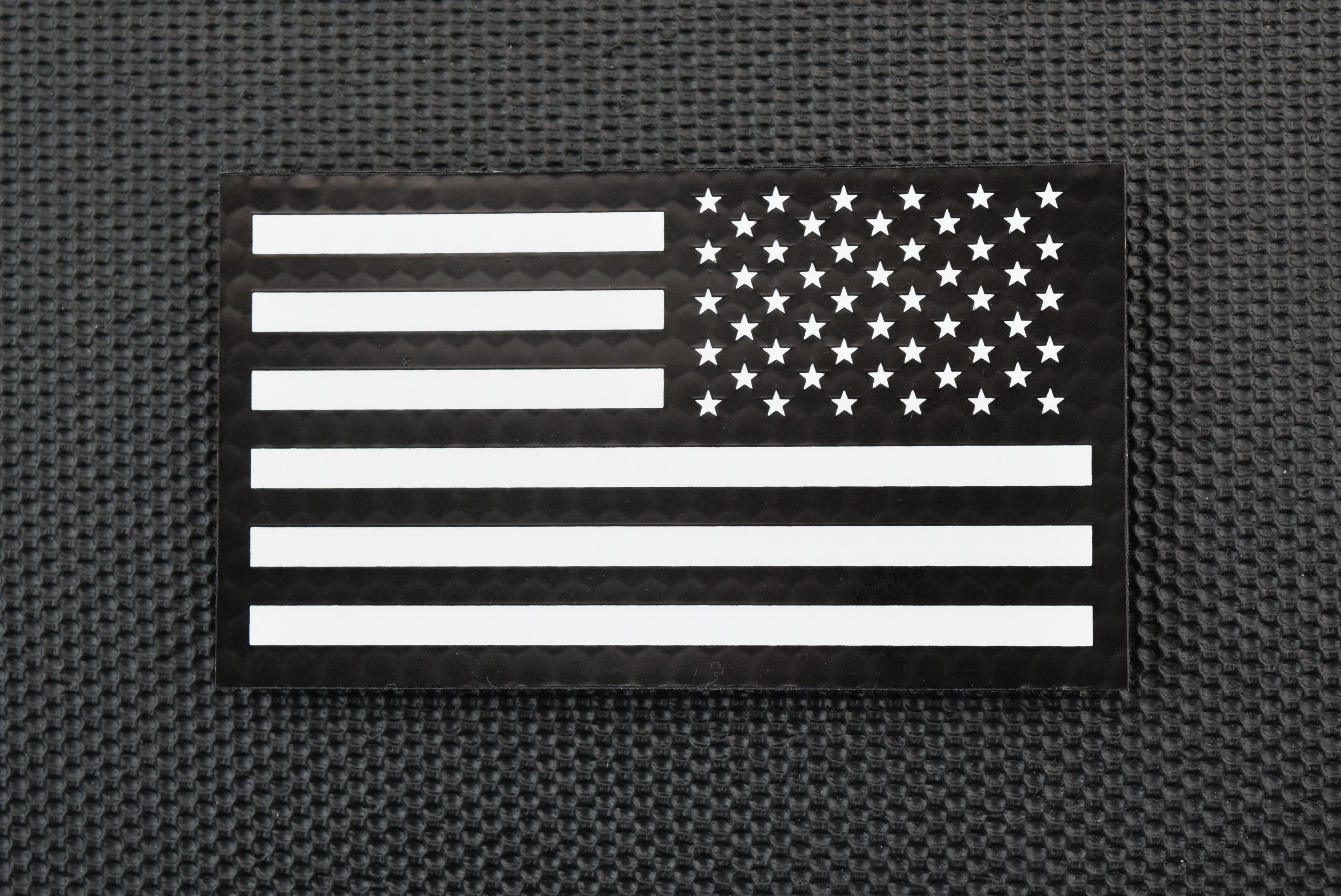 Black & White Infrared Reverse US Flag Patch BritKitUSA