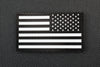 Black & White Infrared Reverse US Flag Patch