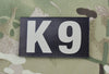 Infrared Black & Tan K9 Patch