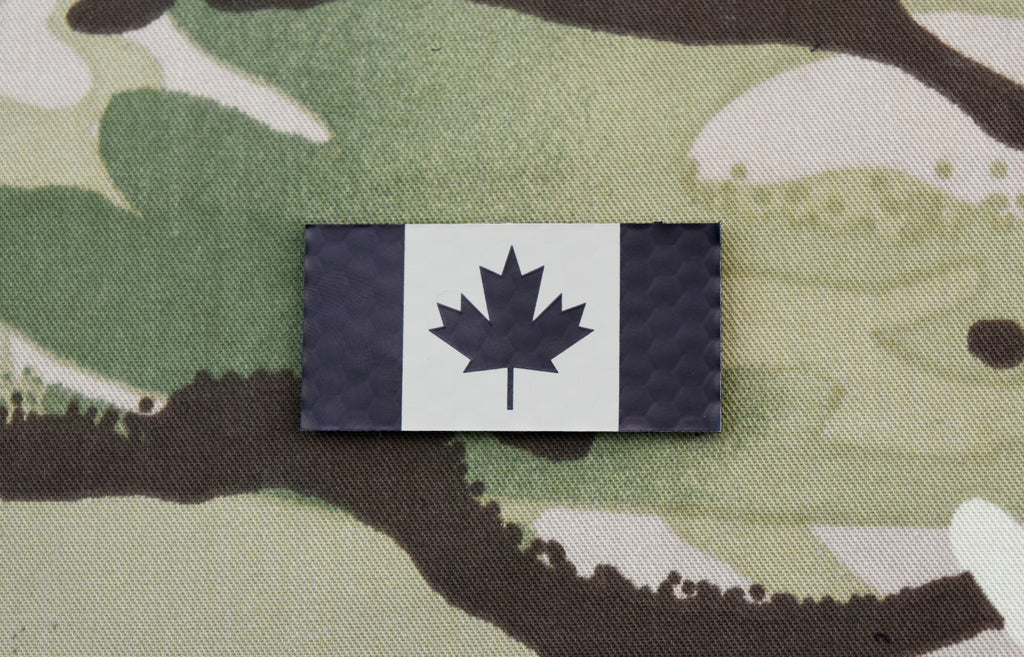 Mini IR Canada Flag Patch - Tan