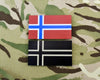 Infrared Norway Flag Patch Set