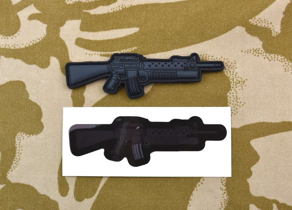 UKSF Gulf War Weapons 3D PVC Morale Patch Set