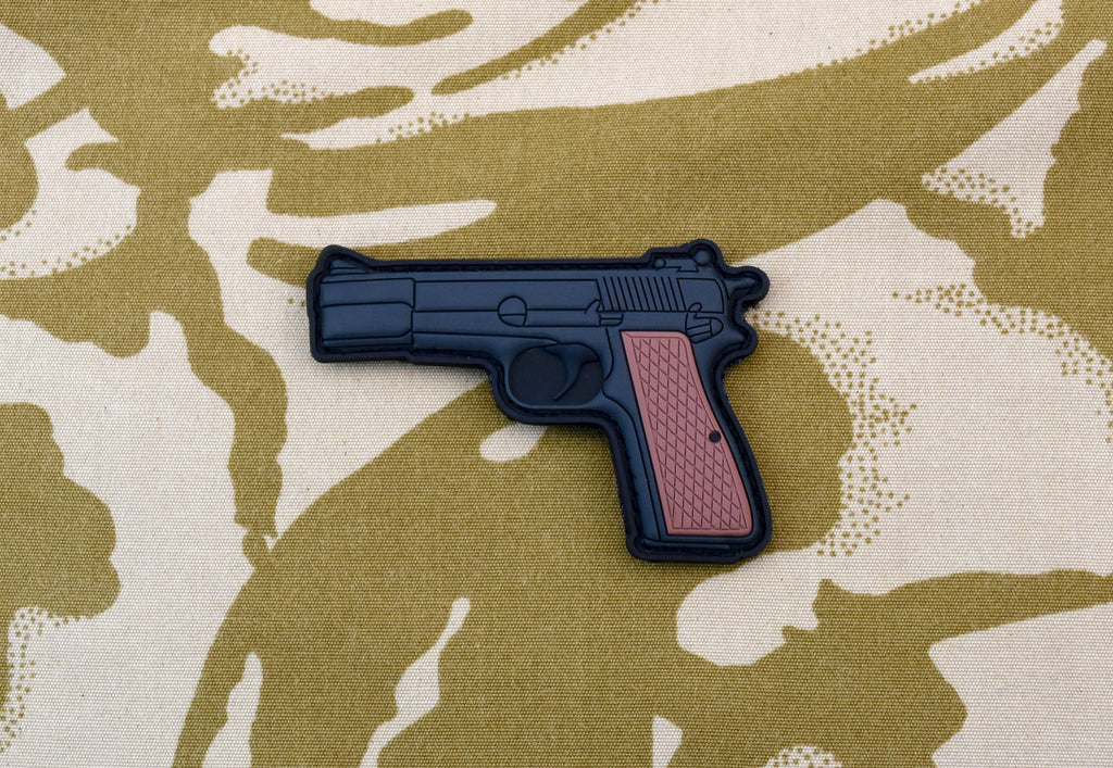 UKSF Browning Hi-Power Pistol 3D PVC Morale Patch