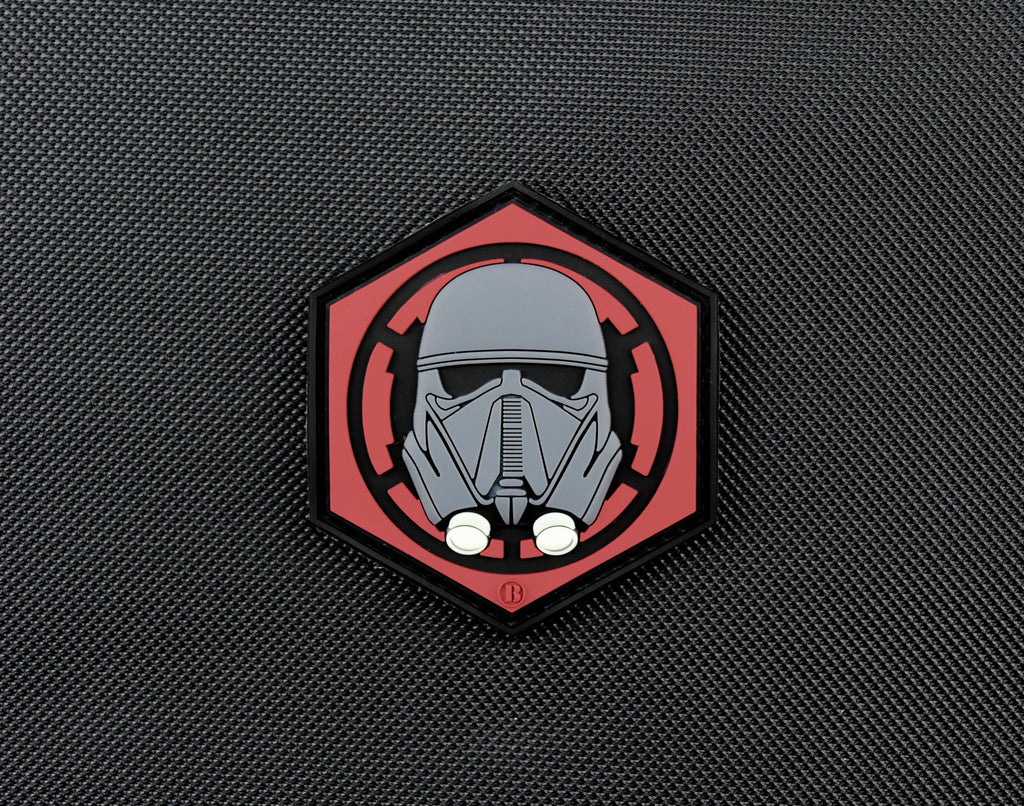 First Order Death Trooper 3D PVC GITD Morale Patch