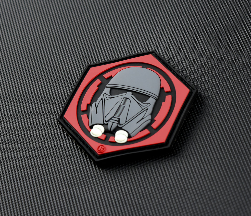 First Order Death Trooper 3D PVC GITD Morale Patch