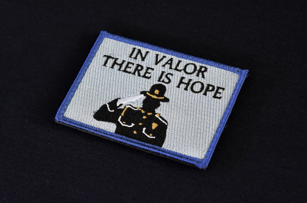 In Valor There Is Hope COPS Fundraiser Patch
