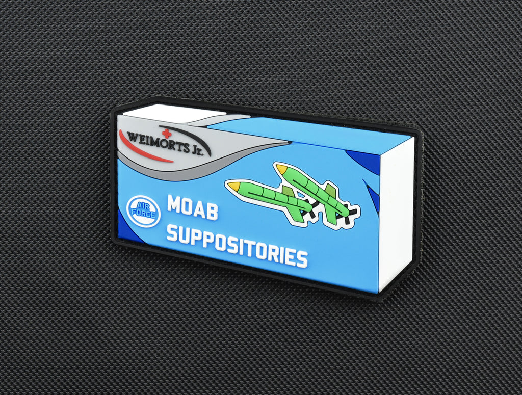 MOAB Suppositories 3D PVC Morale Patch