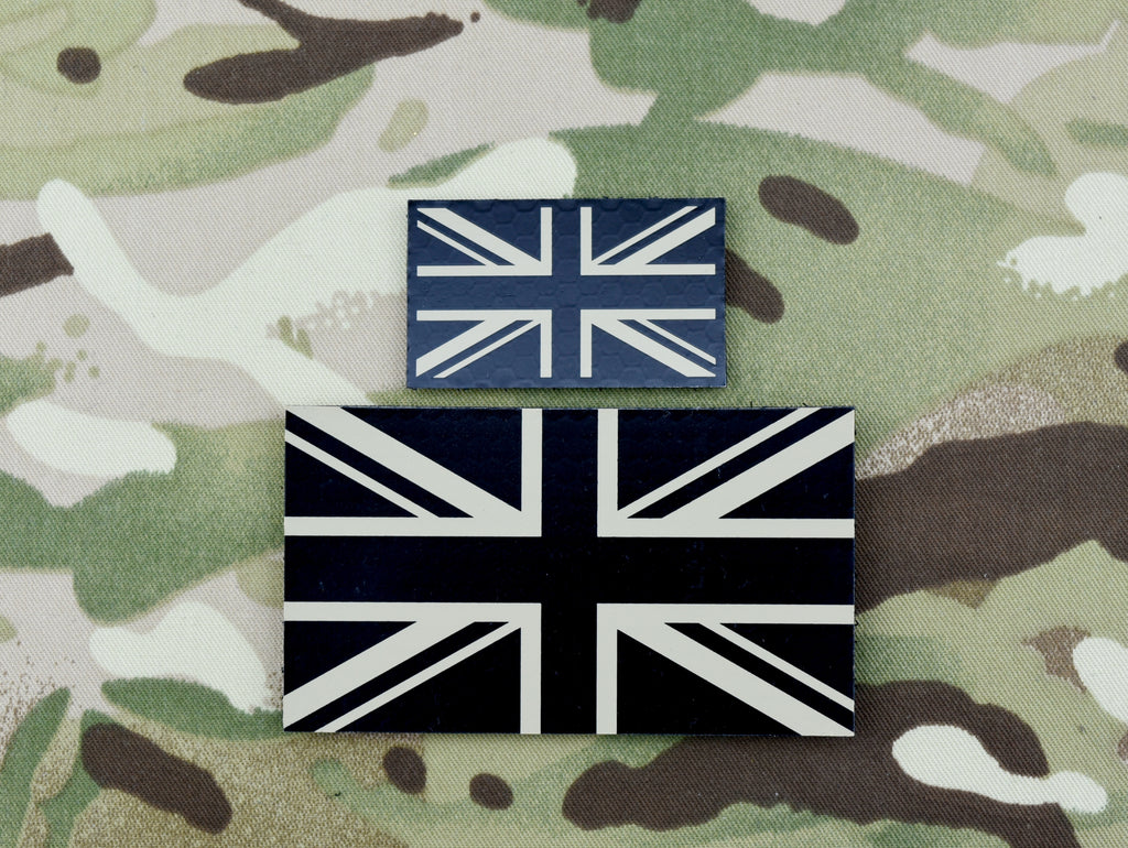 UK IR Flag Standard & Mini Patch Set - Tan