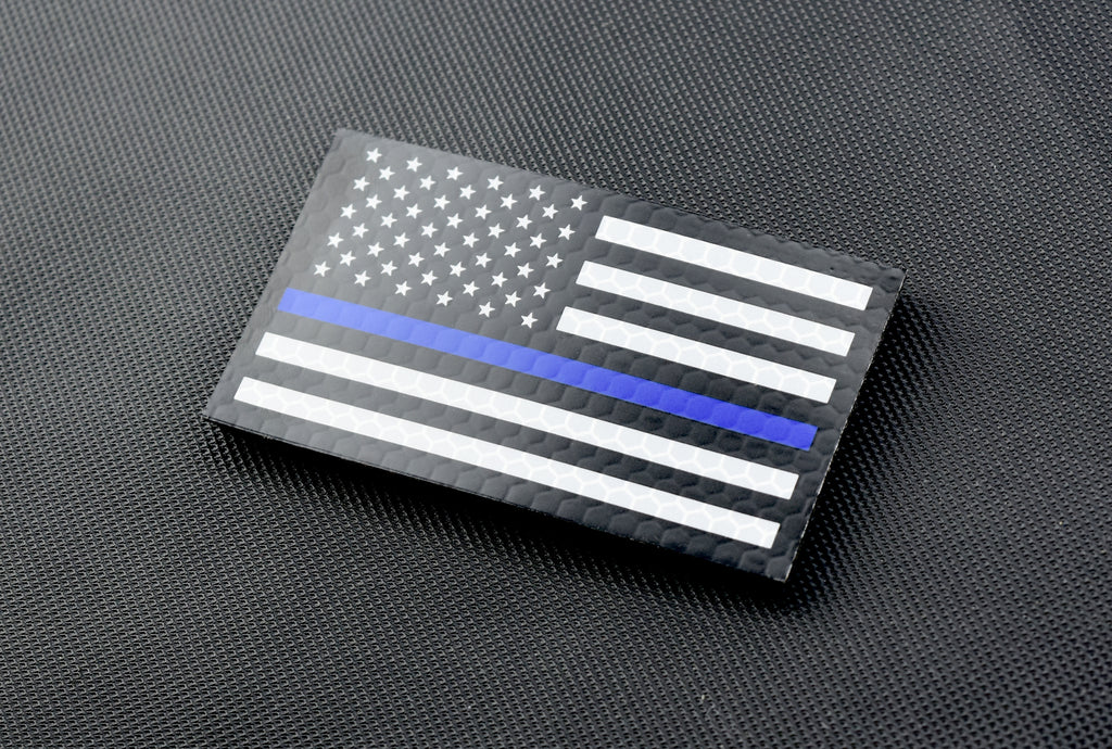 SOLAS Thin Blue Line US Flag Patch