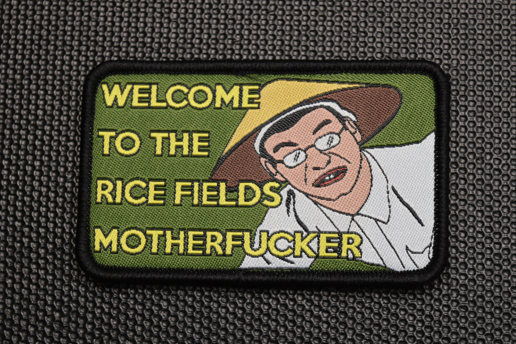 Welcome To The Rice Fields Motherfucker Morale Patch