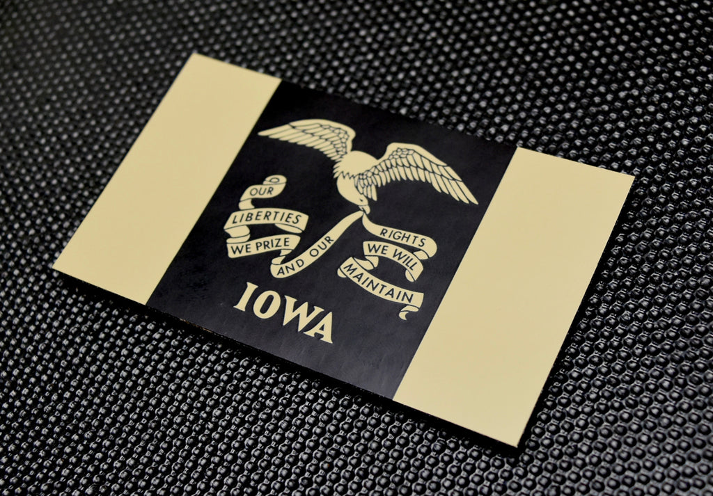 Infrared Iowa State Flag Patch