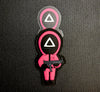 Squid Game Soldier 3D PVC Patch & Sticker Set