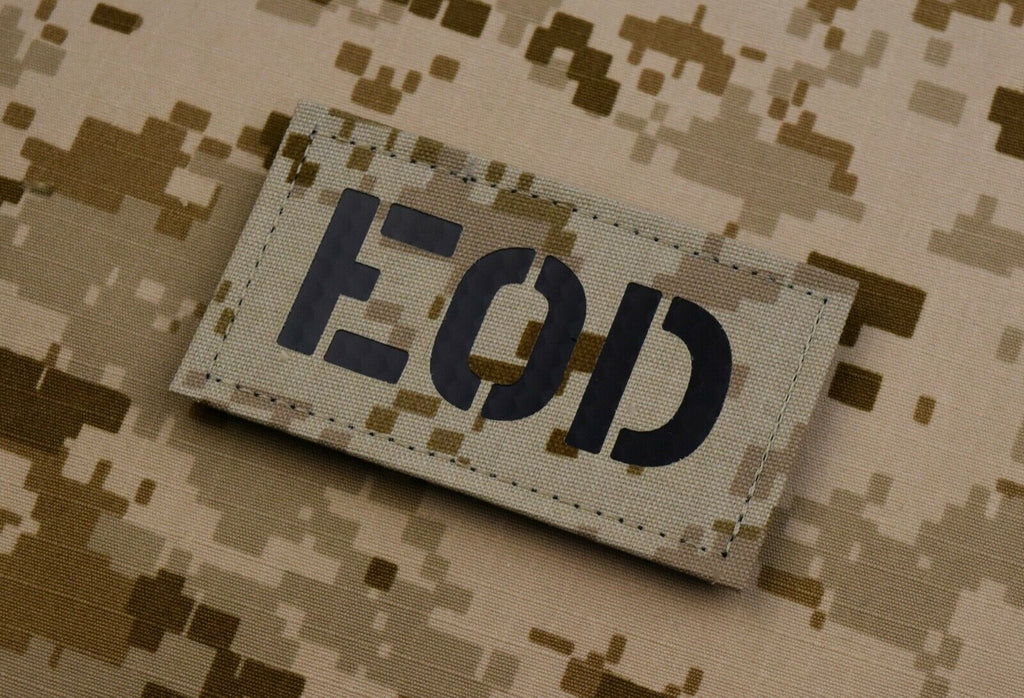 Infrared NWU Type II IR EOD Call Sign Patch