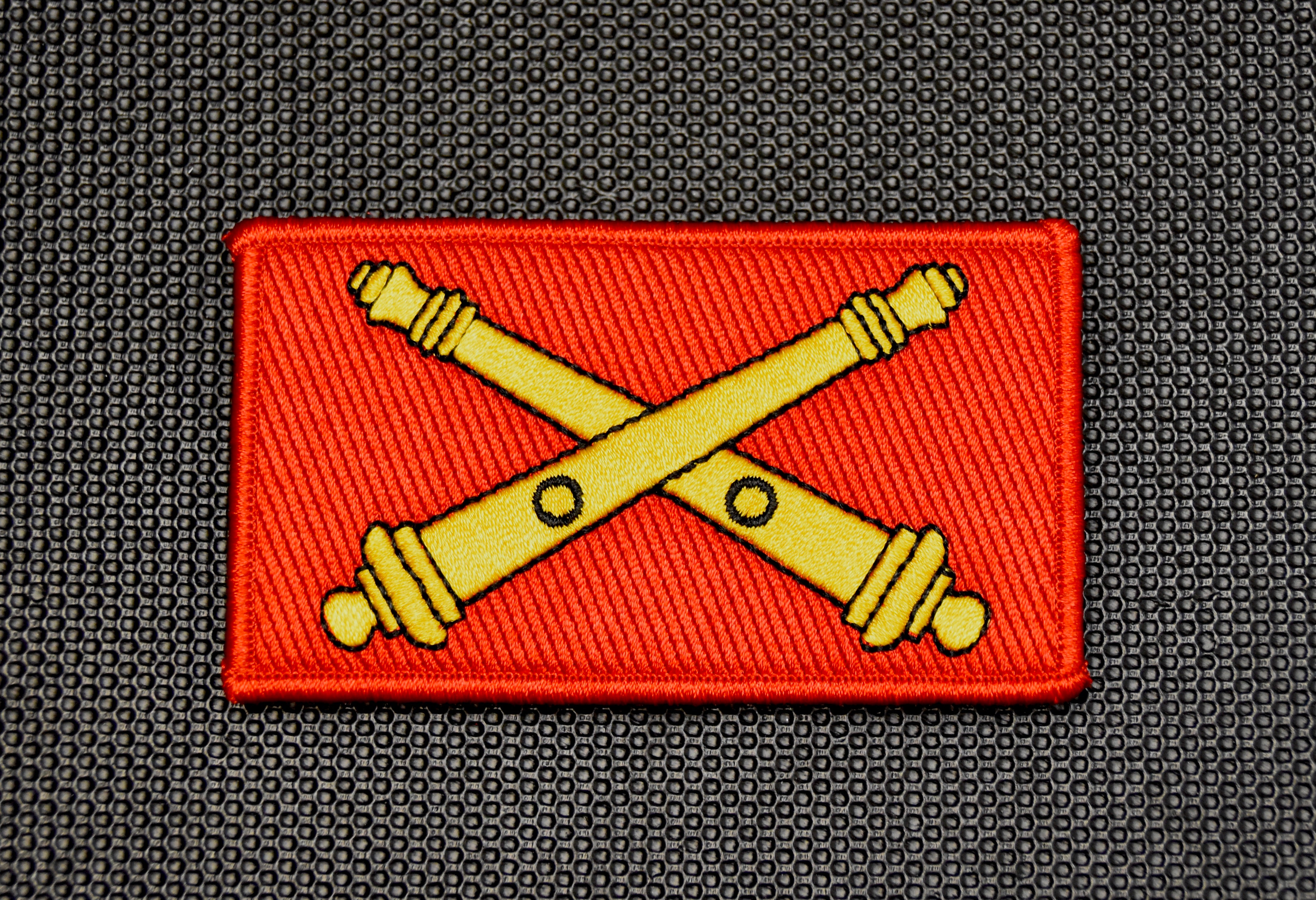 U.S. Army Artillery Branch Premium Embroidered Patch - Red – BritKitUSA