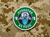 COVID-19 Operator As Fuck Woven Morale Patch