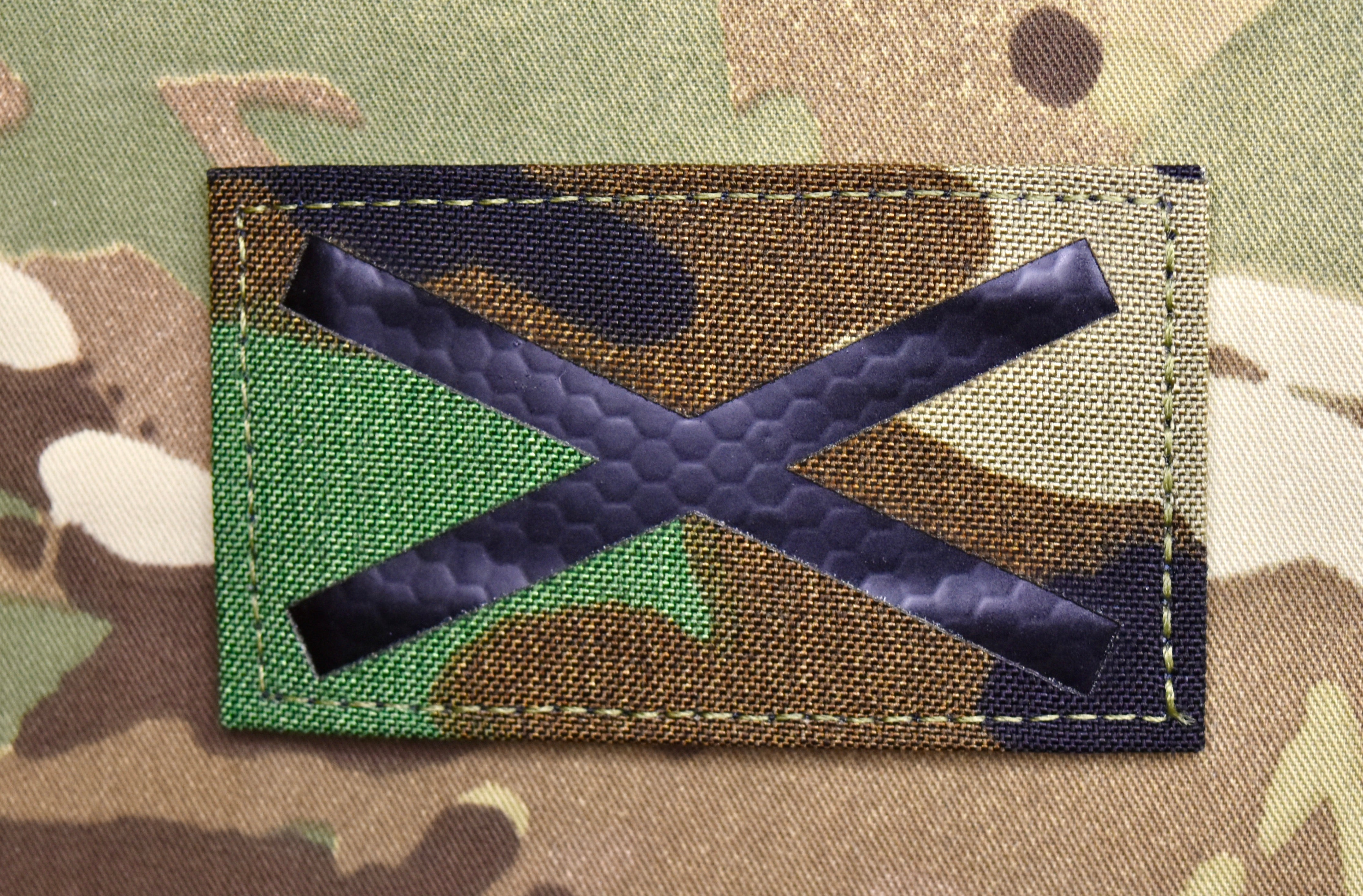 M81/Woodland Saltire V1 Infrared Call Sign Patch – BritKitUSA