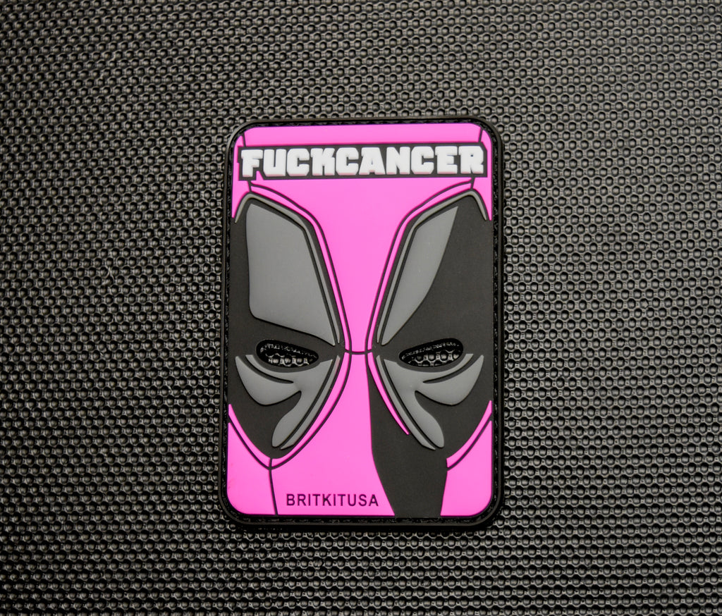 Black Panther FUCK CANCER Chadwick Boseman Tribute 3D PVC Morale Patch