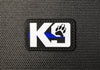 K9 Thin Blue Line Paw PVC Patch