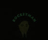 Little Rocketman GITD Woven Morale Patch
