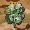 Clover Skull Morale Patch - Green