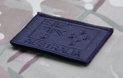 Covert Black Australian Flag Patch