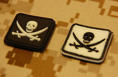 Glow-In-The-Dark Calico Jack PVC Patch Set