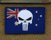 Australian Punisher Flag Morale 3D PVC Patch