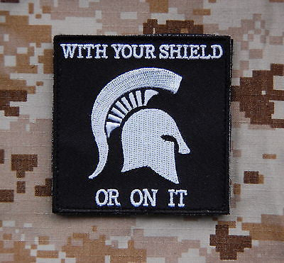 PVC patch tactical morale patch velcro patch shield